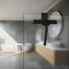 Smedbo Beslagsboden BB1310 douchewisser met houder mat zwart
