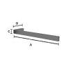 Smedbo Outline FK211 handdoekhouder 38cm gepolijst edelstaal
