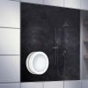 Smedbo Outline Lite FX625 vergrootspiegel met zuignappen en led verlichting 7x wit