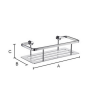 Smedbo Sideline DB3001 draadkorf 25 cm mat zwart