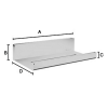 Smedbo Sideline DK5001 planchet 25 cm gepolijst edelstaal