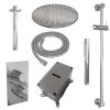 Brauer Carving 5-CE-138 thermostatische inbouw regendouche 3-weg omstelling SET 42 chroom