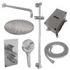 Brauer Carving 5-CE-142 thermostatische inbouw regendouche 3-weg omstelling SET 46 chroom