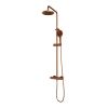 Brauer Carving 5-GK-087-2 opbouw thermostatische regendouche SET 02 koper geborsteld PVD