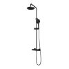 Brauer Carving 5-GM-087-2 opbouw thermostatische regendouche SET 02 gunmetal geborsteld PVD