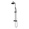 Brauer Carving 5-S-087-1 opbouw thermostatische regendouche SET 01 mat zwart