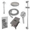 Brauer Edition 5-CE-072 thermostatische inbouw regendouche 3-weg omstelling SET 47 chroom