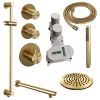 Brauer Edition 5-GG-032 thermostatische inbouw regendouche SET 13 goud geborsteld PVD