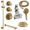 Brauer Edition 5-GG-036 thermostatische inbouw regendouche SET 19 goud geborsteld PVD