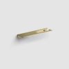 Clou Fold CL/09.04028.82 toiletrolhouder met planchet goud geborsteld PVD