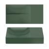 Clou Vale CL0342161R fountain 38x19cm without tap hole right matt pine green ceramic