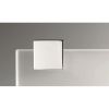 Decor Walther Bloque/ Corner 0560900 CO GLA40 planchet 400mm wit gesatineerd glas/ chroom