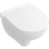 Villeroy en Boch O.Novo 9M406101 toiletzitting met deksel wit