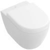 Villeroy en Boch Subway 2.0 Compact 9M69Q101 toiletzitting met deksel wit