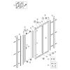 Huppe Alpha 2 - Classics 2 - X1 Flex, 042625 verticale afdichtingsstrip