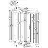 Huppe Alpha 2 - Classics 2 - X1 Flex, 032795 set wieltjes, boven/onder, 8 stuks