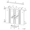 Huppe Vista pure, 066323 magneetstrippen, set