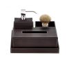 Decor Walther Brownie 0932590 BROWNIE TAB R schaal/ tray kunstleder donker bruin