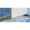 Blanke Aqua Keil Wand 840280B110L afsluitprofiel 2000x11x40mm links RVS geborsteld