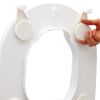 Etac Hi-Loo 80301105 toilet seat 10cm detachable white
