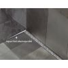 Blanke Aqua Keil 7542856100L afschotprofiel douchevloer 980x10x24 links mat zwart