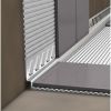 Blanke Aqua Keil Wand 8462856100L afsluitprofiel 1480x10x32mm links mat zwart