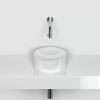 Clou Vale CL0303164 fontein 22cm zonder kranenbank glanzend wit keramiek