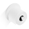 Decor Walther 0974455 Stone TPH1 toiletrolhouder wit/ RVS geborsteld