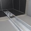 Easy Drain Compact 50 Flens EDCOMPR100050 douchegoot met RVS flens 100cm zijuitloop