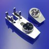 HSK E54080-41 draailagers voor douchedeur, boven/onder, chroom