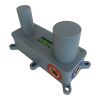 Brauer Edition 5-NG-004-S2-65 inbouw wastafelmengkraan met rechte uitloop en rozetten model A1 RVS geborsteld PVD