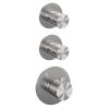 Brauer Edition 5-NG-026 thermostatische inbouw regendouche SET 02 RVS geborsteld PVD