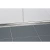 Blanke Aqua Deko 622285624125 afsluitprofiel voor boven goot 1250x24mm mat zwart