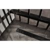 Easy Drain Compact 30 TAF Black EDM1TAFZM80030B douchegoot 80cm zijuitloop