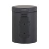 Geesa Hotel 91644-06 wandafvalemmer 3 liter zwart