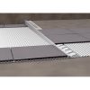 Blanke Aqua Keil 754280B080R afschotprofiel douchevloer 980x8x24 rechts RVS geborsteld