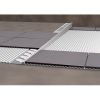 Blanke Aqua Keil 8442856100L afschotprofiel douchevloer 2000x10x40 links mat zwart