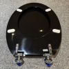 Sphinx Atlantic S8H5A000220 OLW-26 toiletzitting met deksel zwart (OUTLET)