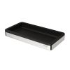 Geesa Frame 918802-02-06 planchet 21 cm chroom/ zwart