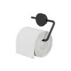 Geesa Opal Black 917209-06 toiletrolhouder zonder klep zwart