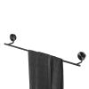 Geesa Opal Brushed Metal Black 917207-09-60 handdoekrek 60 cm zwart metaal geborsteld