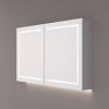 Hipp Design SPK 62080 luxe spiegelkast met LED baan rondom en indirecte LED verlichting onder 80x70x14cm