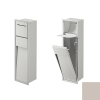 Inda MY Secret A8085BAX inbouwnis met toiletrolhouder en hygiënische douche190x660mm mat avorio