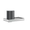 Inda Claire A7178DCR04 zeepdispenser met hendel chroom/ fumé glas