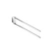 Inda Divo A15150NE 2-lids handdoekhouder mat zwart