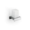 Inda Indissima A8867MWM21 zeepdispenser met hendel module 100mm mat wit/ gesatineerd glas
