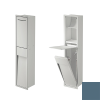 Inda MY Secret A8085DAV inbouwnis met toiletrolhouder en hygiënische douche 190x860mm mat avio