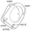 Pressalit 300 103000-BT8999 toiletzitting zonder deksel wit