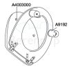 Pressalit Projecta Pro 896011-DC9999 toiletzitting met deksel (verhoogd 50 mm) wit