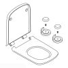 Duravit DuraStyle 0020610000 toiletzitting Vital met deksel wit